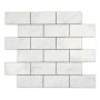 Mosaik Carrara selvklæbende vinyl hvid 29x29,5 cm