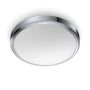 Philips plafond Doris CL257 krom 17W LED 2700 K IP44 Ø31 cm