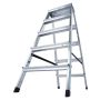 Krause trappestige dobbelt 2 x 5 trin aluminium