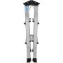 Krause trappestige 2 trins Rollmat aluminium