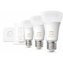 Philips Hue White Ambiance startsæt 3 x E27 8 W inkl. Hue Bridge