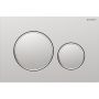 Geberit Sigma 20 betjeningsplade blank/mat krom