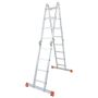 Krause ledstige universal 4 x 4 trin aluminium