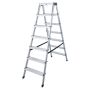 Krause trappestige dobbelt 2 x 7 trin aluminium