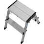Krause trappestige 2 trin aluminium