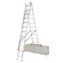Krause stige universal 3 x 10 trin aluminium