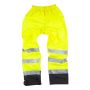 L. Brador regnbukser 930 Hi-Vis gul str. S