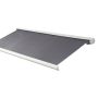 Outfit markise Liana hellukket m/motor og LED grå coated 480x300 cm