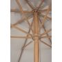 Parasol beige teaklook Ø3,5 m 