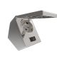 Camargue indb. stikkontakt 230V krom