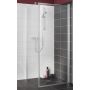 Camargue brusedør Lige Vario hvid 94,5-96,5 cm