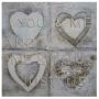 LaFinesse 4 Hearts 30x30 cm