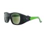 Sikkerhedssolbrille grøn/sort +2,0