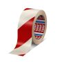 Tesa advarselstape hvid/rød 33 m x 50 mm 
