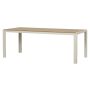 Havebord alu/nonwood 205x90 cm 