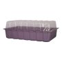 Weibulls minidrivhus allround lilla 36x22x15 cm