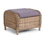 Sunfun skammel Maddie polyrattan natur inkl. hynde