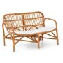 Sunfun loungesofa Esther rattan natur inkl. hynde