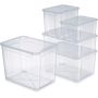 Regalux opbevaringskasse Clear Box 13,5L XS