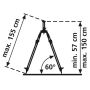 Laserliner stativ FixPod 155 cm