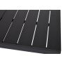 Sunfun Bordeaux havebord stål/nonwood sort 90x90 cm