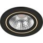 Nordlux indbygningsspot Alec sort Ø9,5 cm IP44