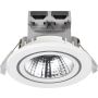 Nordlux LED-indbygningsspot Alec hvid dæmpbar IP44 Ø9,5 cm