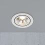 Nordlux LED-indbygningsspot Alec hvid dæmpbar IP44 Ø9,5 cm