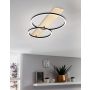 Eglo LED-loftlampe Boyal træ/sort L78 cm