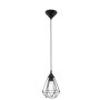 Eglo loftlampe pendel Tarbes sort