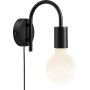Nordlux væglampe Paco sort 16 cm