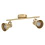 Eglo spotlampe Seras børstet messing m/2xGU10 L37 cm