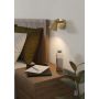 Eglo LED-spotlampe Seras børstet messing GU10 Ø10 cm