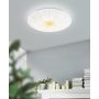 Eglo LED-loftlampe Nieves hvid/guld 10W Ø31 cm
