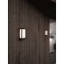 Nordlux LED væglampe Nestor sort/alu 8 W med sensor
