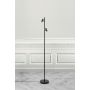 Nordlux LED-gulvlampe Omari sort 141 cm