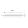 Globo LED plafond Optima Ø46 cm dæmpbar