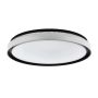 Eglo LED-plafond Seluci sort/hvid 3000-6500K Ø49 cm