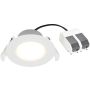 Nordlux indbygningsspot Siege hvid LED IP65 Ø8,5 cm