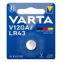 Varta knapcellebatteri V12GA (LR43) 1-pak