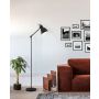 Gulvlampe Priddy sort LED E27 - Eglo