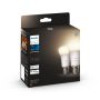 Philips Hue kronepærer White A60 E27 9,5 W 2-pak