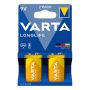Batteri Longlife Alkaline 9V - Varta