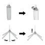 Proklima gulvventilator Ø40 CM sort