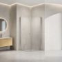 Anholt brusehjørne 90x90x190 cm klar