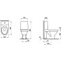 Laufen toilet Kompas Rimless hvid