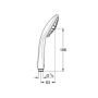 Grohe håndbruser Vitalio Joy 3 stråletyper 110 mm krom QuickFix