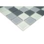 Mosaik Timeless krystal grå mix 32,7 x 30,2 cm