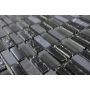 Mosaik Mix sort & grå 31 x 32,5 cm