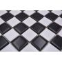 Mosaik BM 148 sort/hvid keramik 33x30,2 cm